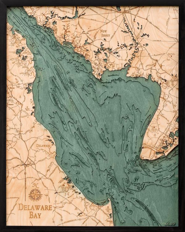 Bathymetric Map Delaware Bay