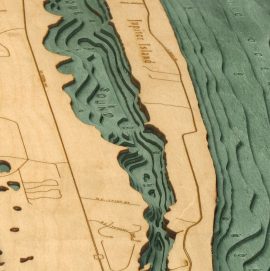 Bathymetric Map Jupiter Island, Florida