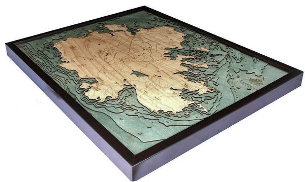 Bathymetric Map Antigua