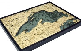 Bathymetric Map Lake Superior