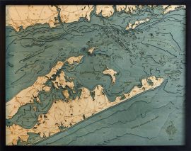 Bathymetric Map Bathymetric Map Long Hamptons and East Long Island