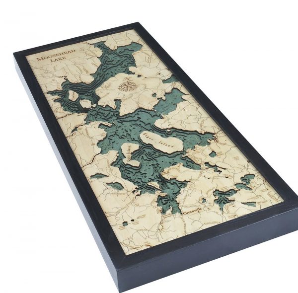 Bathymetric Map Moosehead Lake, Maine