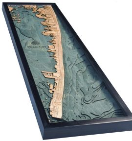 Bathymetric Map Ocean City, Maryland