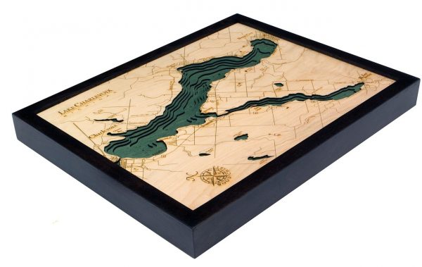 Bathymetric Map Lake Charlevoix, Michigan