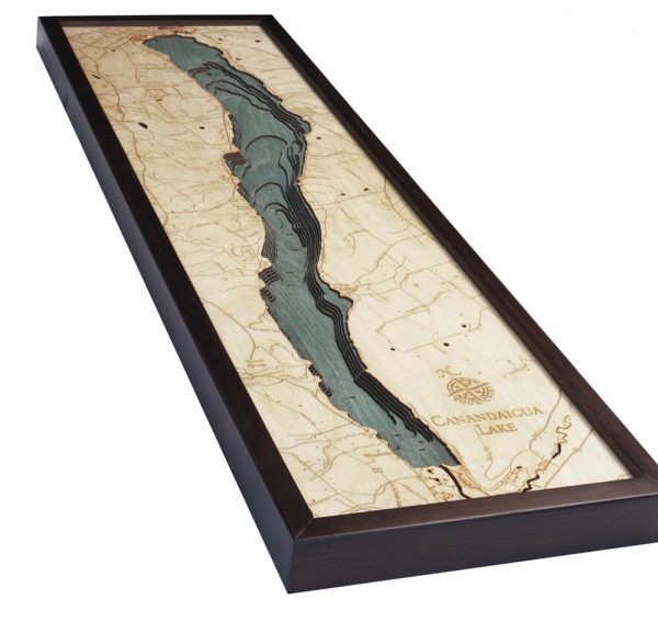 Bathymetric Map Canandaigua, New York