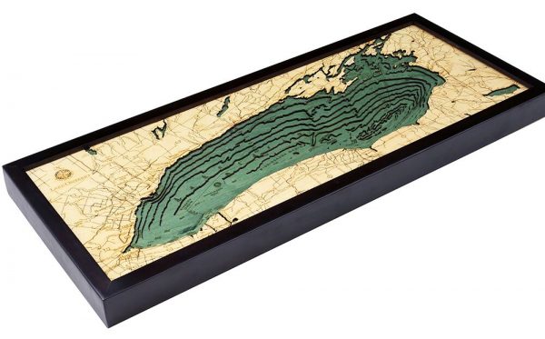 Bathymetric Map Lake Ontario, New York