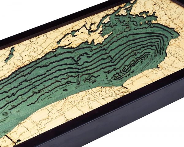 Bathymetric Map Lake Ontario, New York