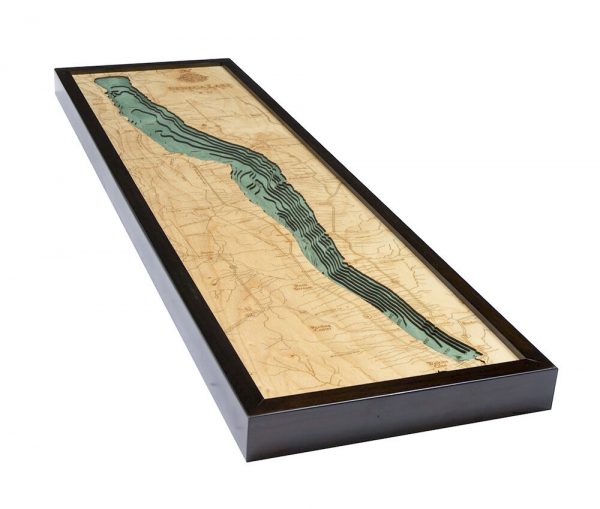 Bathymetric Map Seneca Lake, New York