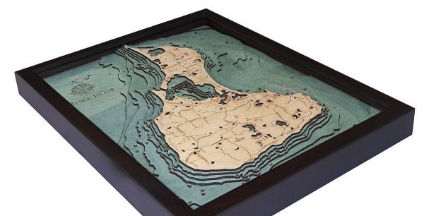 Bathymetric Map Block Island, Rhode Island