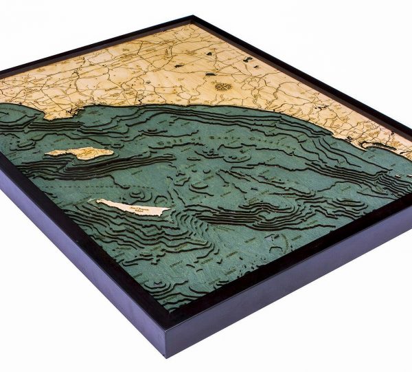 Bathymetric Map Los Angeles to San Diego, California