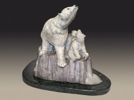 Chris Bell Limited Edition Bronze - Polar Bears