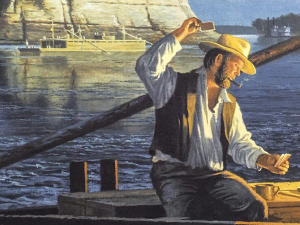 Gary Lucy Limited Edition Print - Mississippi River Flatboatmen