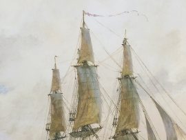 Geoff Hunt Print - Enemy CoastGeoff Hunt Print - Enemy Coast