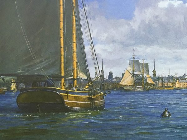 Geoff Hunt Print - H.M.S. Active