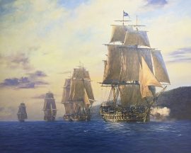 Geoff Hunt Print - H.M.S. Agamemnon