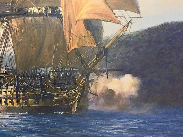 Geoff Hunt Print - H.M.S. Agamemnon