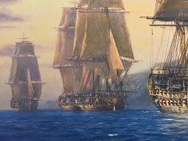 Geoff Hunt Print - H.M.S. Agamemnon