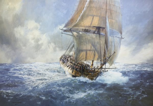 Geoff Hunt Print - H.M.S. Artemis