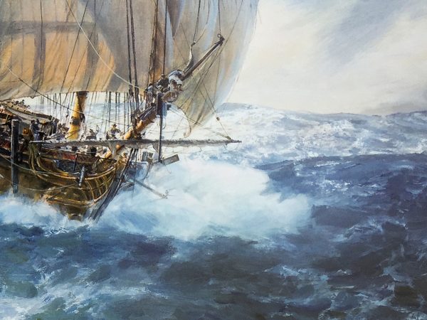 Geoff Hunt Print - H.M.S. Artemis