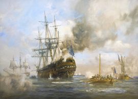 Geoff Hunt Print - H.M.S. Augusta