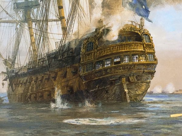 Geoff Hunt Print - H.M.S. Augusta