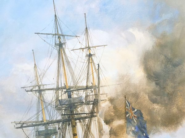 Geoff Hunt Print - H.M.S. Augusta