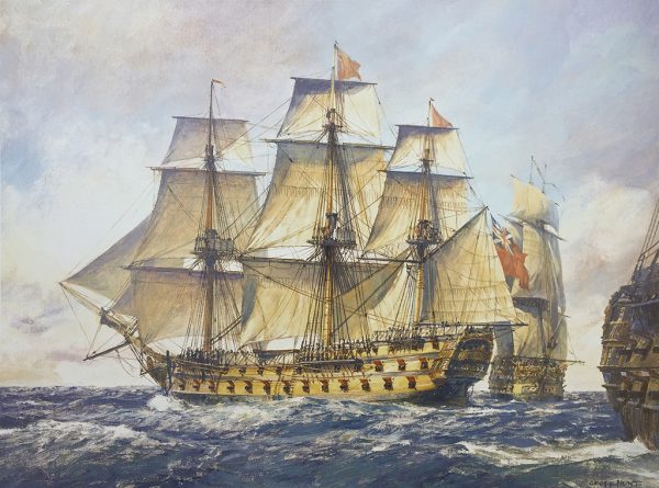 Geoff Hunt Print - H.M.S. Captain