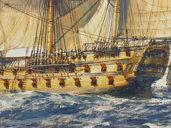 Geoff Hunt Print - H.M.S. Captain