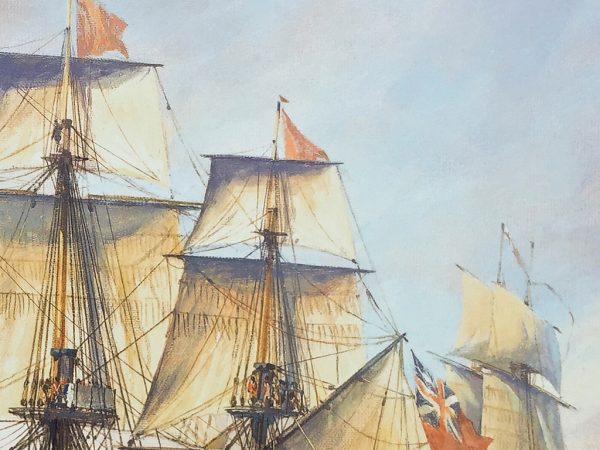 Geoff Hunt Print - H.M.S. Captain