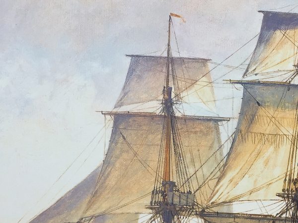 Geoff Hunt Print - H.M.S. Captain