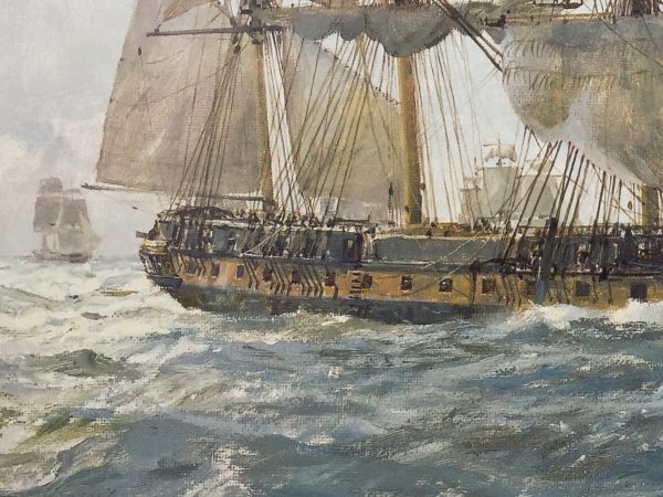 Geoff Hunt Print - H.M.S. Euryalus