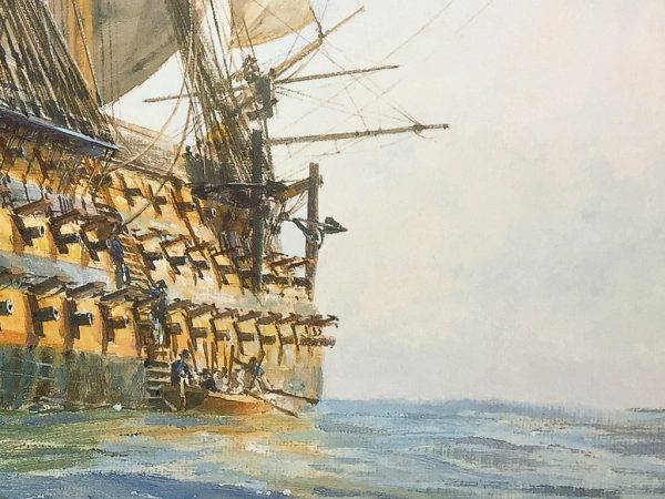 Geoff Hunt Print - H.M.S. Victory