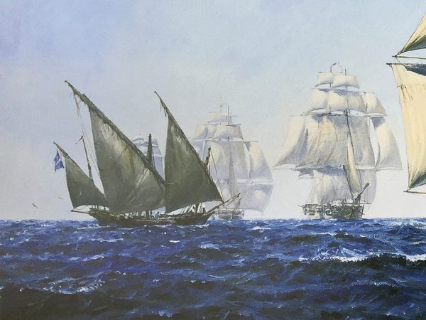 Geoff Hunt Print - Mediterranean Deployment