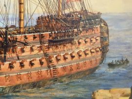 Geoff Hunt Print - Santisima Trinidad