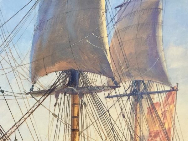 Geoff Hunt Print - Santisima Trinidad