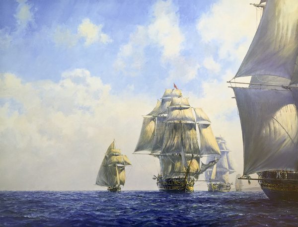 Geoff Hunt Print - The Commodore