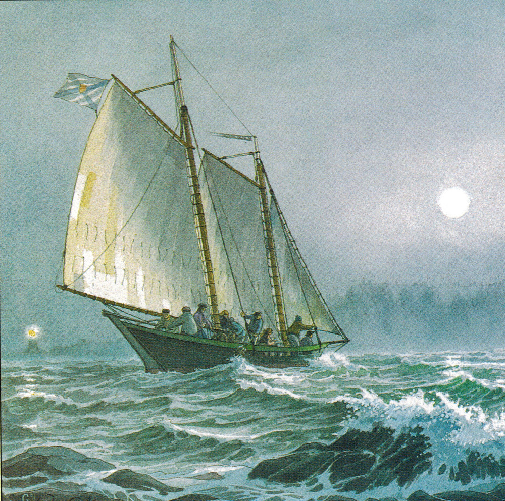 William Gilkerson Limited Edition Print - A Tancook Whaler