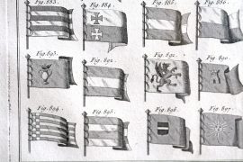 French Royal Navy Maritime Flags 1787