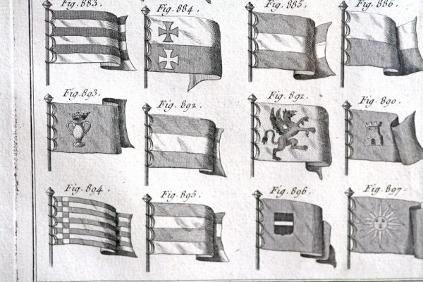 French Royal Navy Maritime Flags 1787