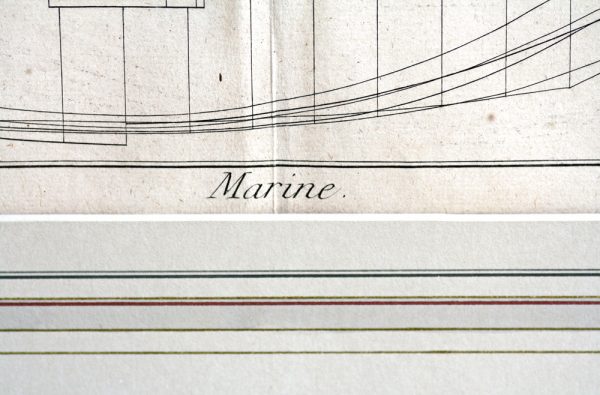 French Royal Navy Battleship Plans, 1787