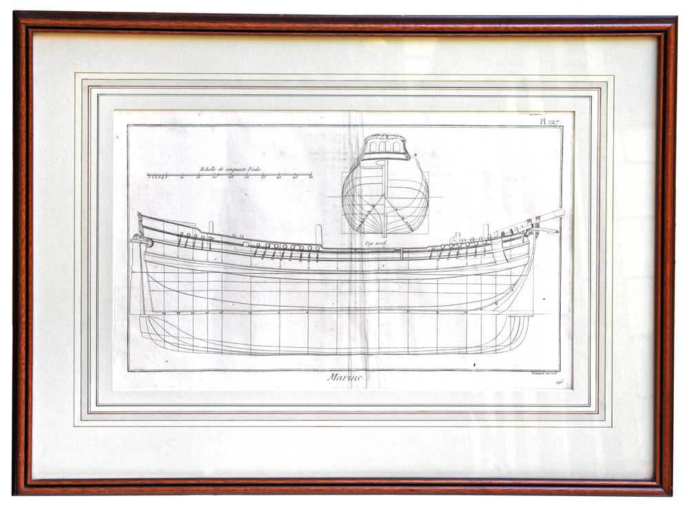 French Royal Navy Battleship Plans, 1787