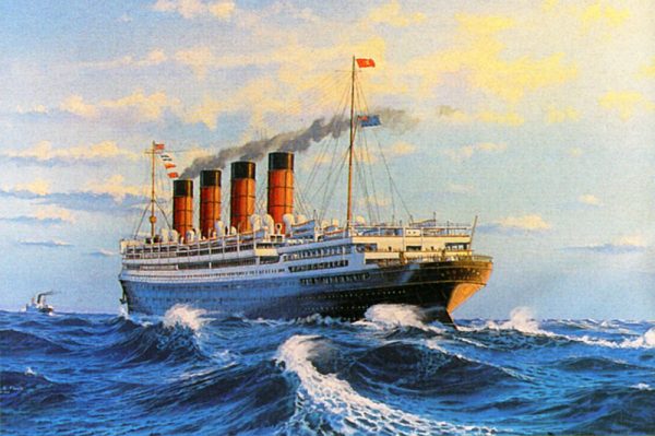 James Flood Limited Edition Print - RMS Aquitania