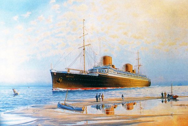 James Flood Limited Edition Print - SS Bremen