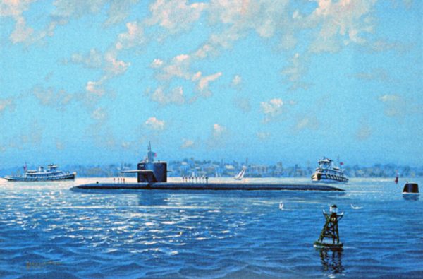 James Flood Limited Edition Print - USS Boston SSN-703