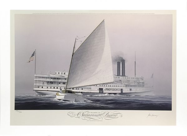 John Mecray Limited Edition Print - A Narragansett Passing