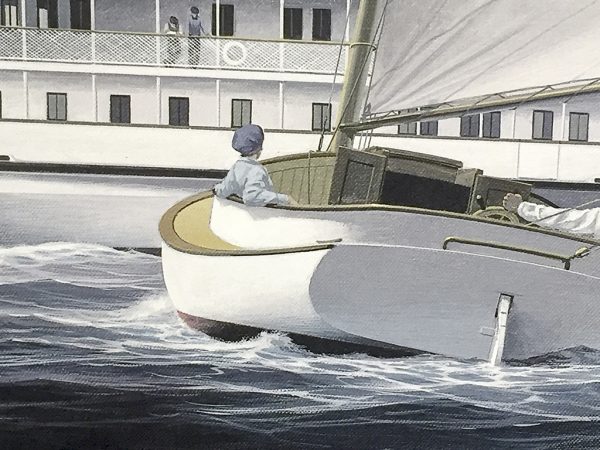 John Mecray Limited Edition Print - A Narragansett Passing