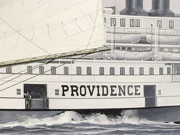 John Mecray Limited Edition Print - A Narragansett Passing