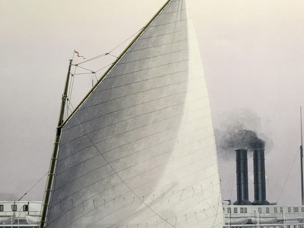 John Mecray Limited Edition Print - A Narragansett Passing