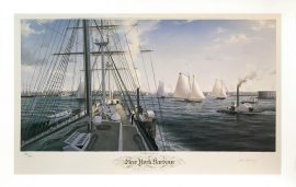 John Mecray Limited Edition Print - New York Harbour