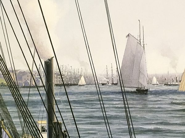 John Mecray Limited Edition Print - New York Harbour